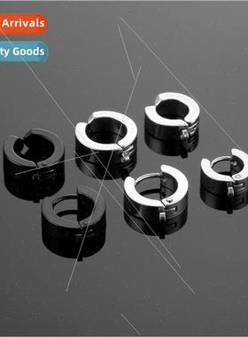 Stainless steel no hole ear clip accessories men earrings ea