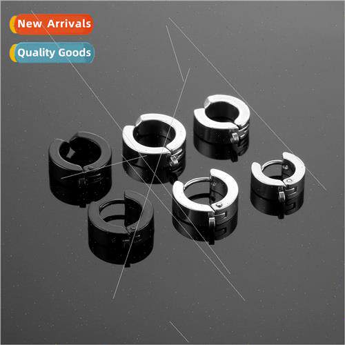 Stainless steel no hole ear clip accessories men earrings ea