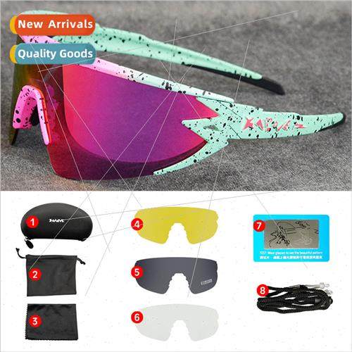 Polarized Half Frame Myopia Glasses Set WindproUniversal Rep