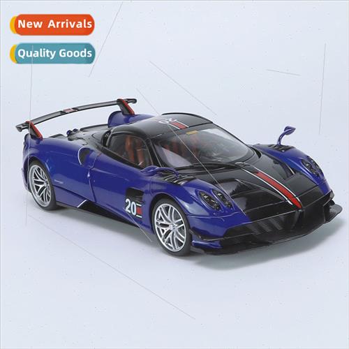 1/18 Pagani Hua Ya alloy car model sound light steering thre