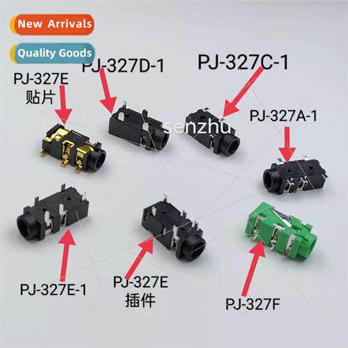 3.5 headphone socket PJ-327 chip plug-in 3.5MM audio video s