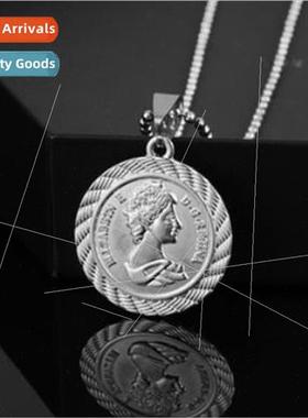che ancient coin pendant necklace delicate men women hundred
