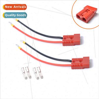 Motorhome Parts Red 50A Charging Plug wh 25cm Cable Connecto