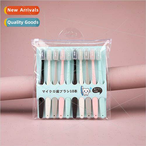 Korea Macaroon Toothbrush 10pcs Adult Small Head Soft Bristl