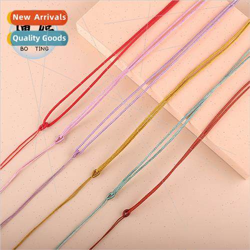 Pull Loop Necklace Hand-woven Lanyard Peace Buckle Jadee Nec