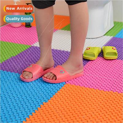 Creative splicing foot mat bathroom floor mat DIY bathroom k