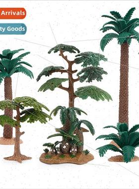 Grass Palm Tree Coconut Tree Sandbox Scene Tree Model Garden