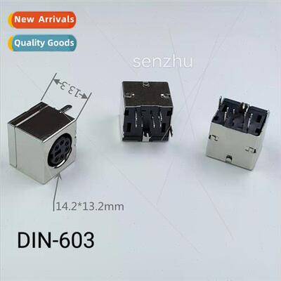 S terminal DIN-603 Computer Block Mouse Keyboard Socket 6-po
