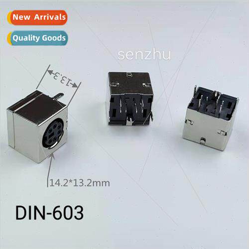 S terminal DIN-603 Computer Block Mouse Keyboard Socket 6-po
