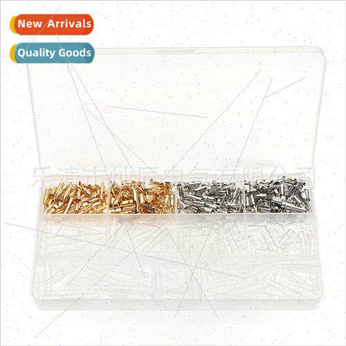 400pcs Bare Terminals 3.9 Bullet Gold lver Insertion Spring