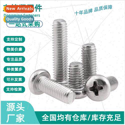 PM galvanized screws cross round head machine screws GB818 p