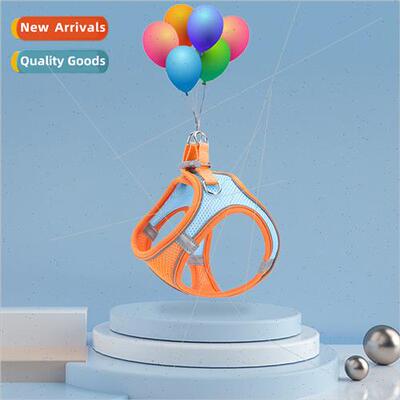 Pet chest harness small dog undershirt dog leash reflective