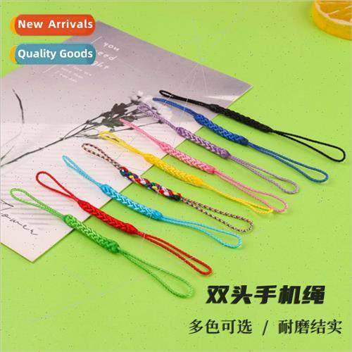 Double head cell phone rope pure handmade woven cell phone p