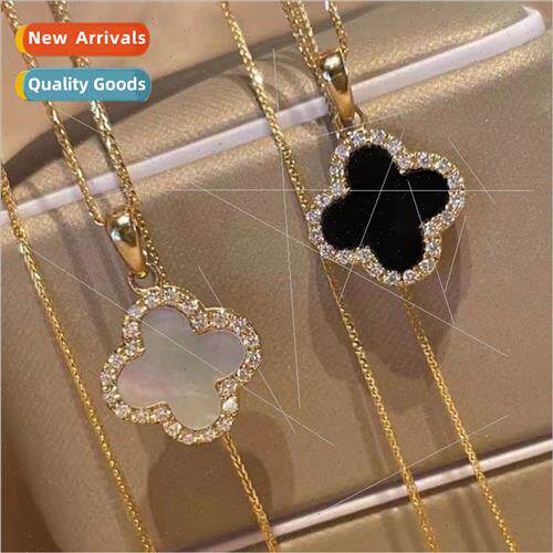 Four leaf clover sweater chain female fall winter fashion ne