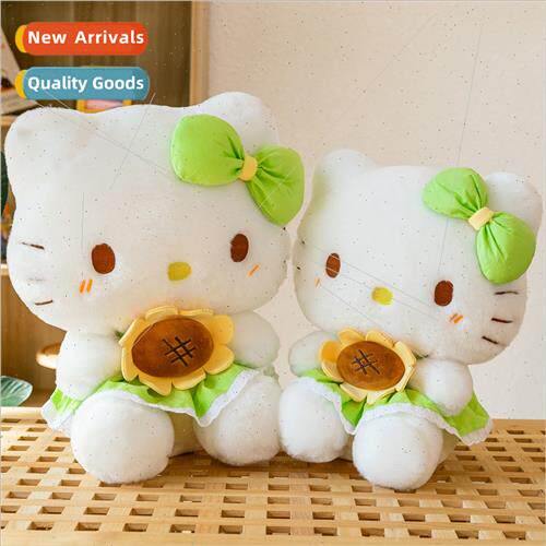 New sunflower kty plush toy doll kt cat cute doll ornament c