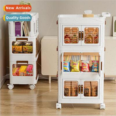 Floor-to-ceiling movable wh wheels living room kchen trolley