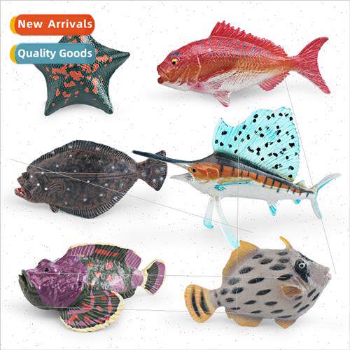 Solid model halibut sailfish red silk fish sfish fish stone
