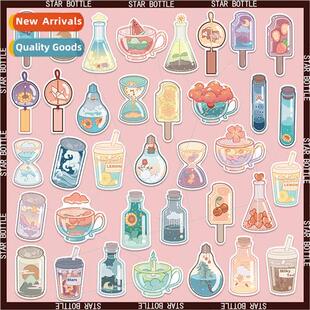 50 cute colorful dream bottle graffi stickers waterprodecora