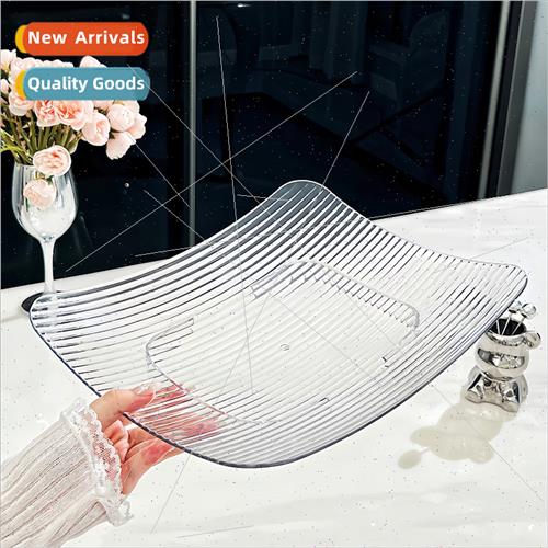 Creative fru plate PET candy dish household living room plas