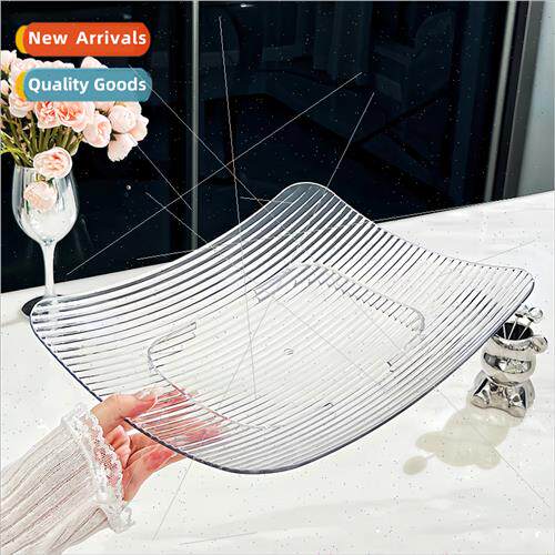 Creative fru plate PET candy dish household living room plas