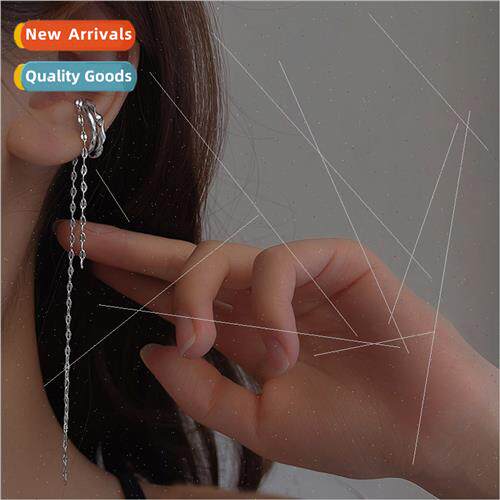 2024 new tide winter twist chain whout ear hole ear clip fem