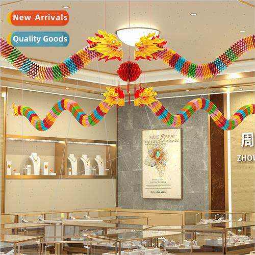 2024 decorative scene setup pendant wave flag pull flag New