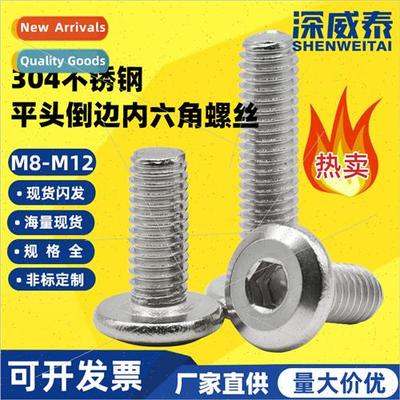 304 chamfered hexagon socket head cap screws furnure bookcas
