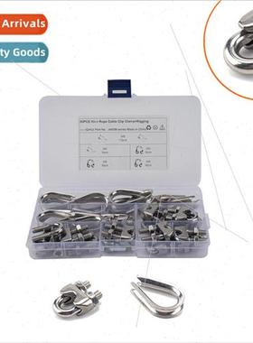 30pcs boxed-M6 Stainless 304 wire rope clevis cat claw trian