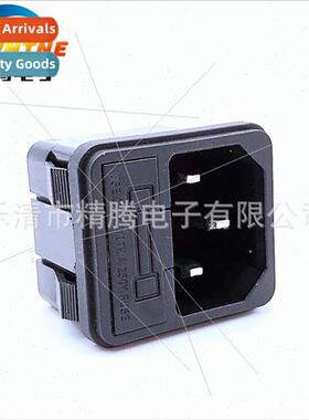 ac power socket 2 in 1 AC-14 pintle type double pcs wh fuse