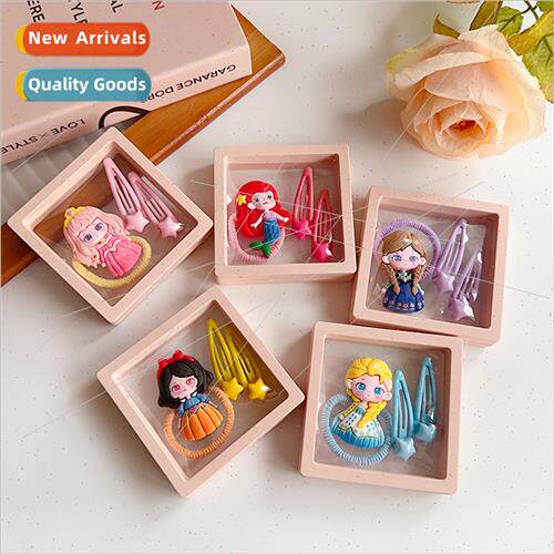 Korea children hair clips cute cartoon hair card girls princ