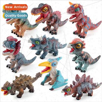 Tyrannosaurus rex triceratops animal model soft plastic dino