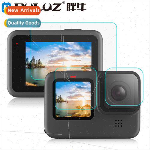 适用GoPro HERO11 12 Black Lens+LCD Display Tempered Film Set