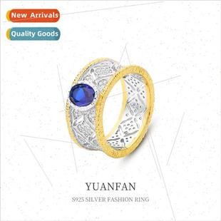 925 silver Colored Rings Women ins Europe che Vintage Spl Co