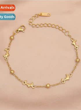 2022 Europe new fashion stainless steel dolphin bracelet lad