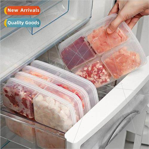 Frozen Meat Compartment Box Refrigerator Storage Box Food Po