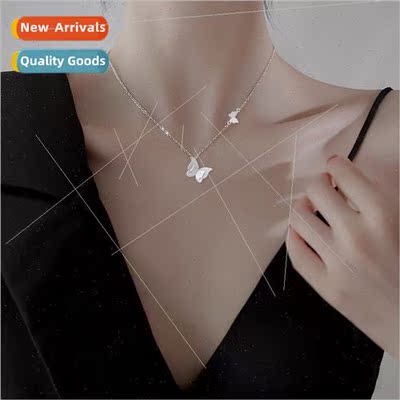 Bow choker collarbone chain necklace female Korea light danc
