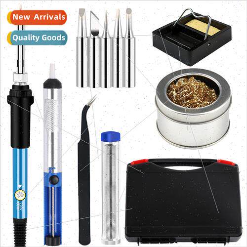 Adjustable Soldering Iron 12 pcs Set Soldering Tools EU 220V