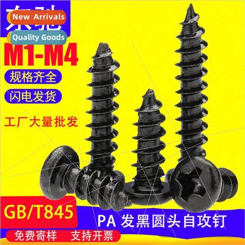PA black Phillips pan head screws M1 M1.2 M2 M2.6-M4 screws