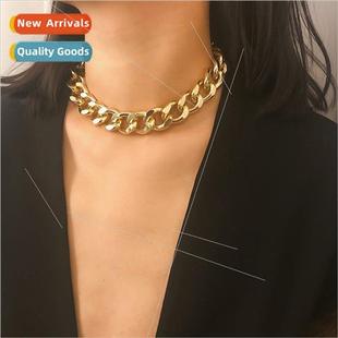 Necklaces Chunky Chain mple Vintage Sweater Chain Creative G