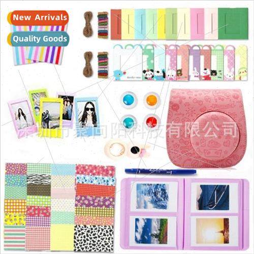 Polaroid camera mini 9 8 10 pcs set ltle wch Rose pink f min