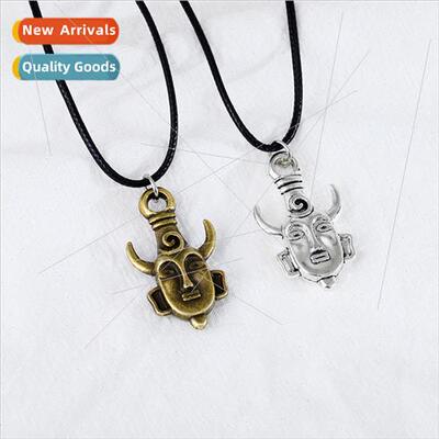 Europe new evil ce dean double-sided Buddha head pendant wax