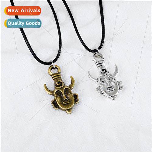 Europe new evil ce dean double-sided Buddha head pendant wax