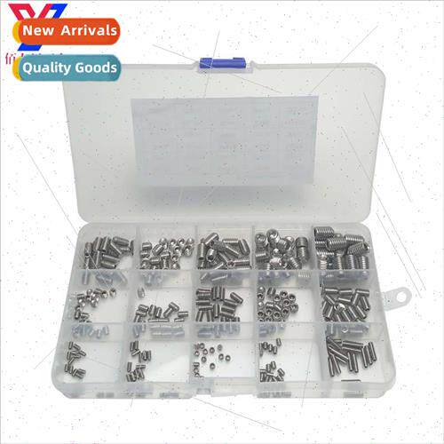 300pcs box Stainless Steel Concave End Set Screws wh Wrench