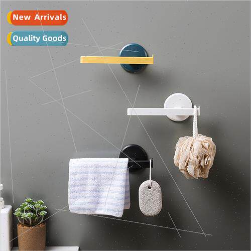 T-shape towel rack -marking bathroom towel bar no-hole sucti