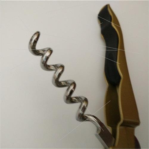 Golden hippocampus knife corkscrew bottle opener red wine wi