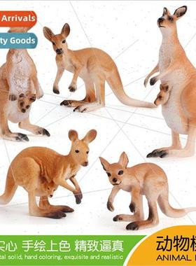 Wildlife kangaroo model mother kangaroo wh cubs est animals