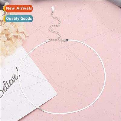 S925 silver Korea necklace ladies snake bone chain simple ma