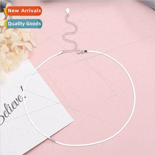 S925 silver Korea necklace ladies snake bone chain simple ma