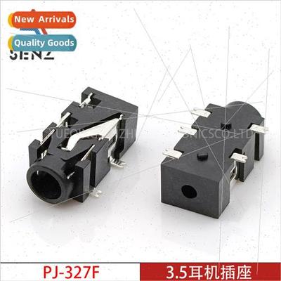 3.5mm headphone socket PJ-327F 3+2 headphone holder Tail sma