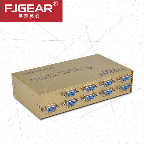 VGA Swcher FJ-15-8 8 in 1 out 1080P HD Computer Monor 8 in 1